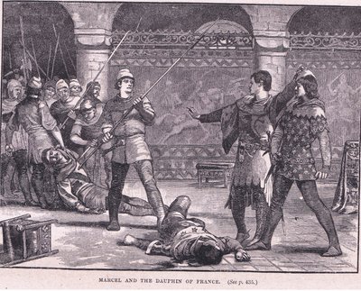 Marcel and the Dauphin of France AD 1358 by Gordon Frederick Browne